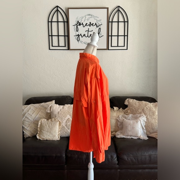 L.L. Bean Button Down Field Shirt Hunter Orange Men’s Size XL Classic Outdoor - Picture 10 of 12